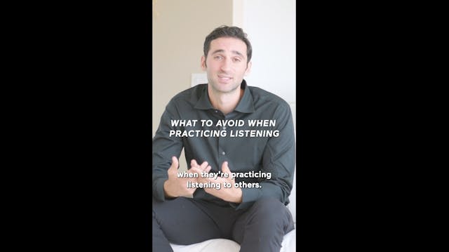 What To Avoid When Practicing Listeni...