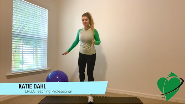 5:25 minute Balance Ball Workout Featuring Katie Dahl