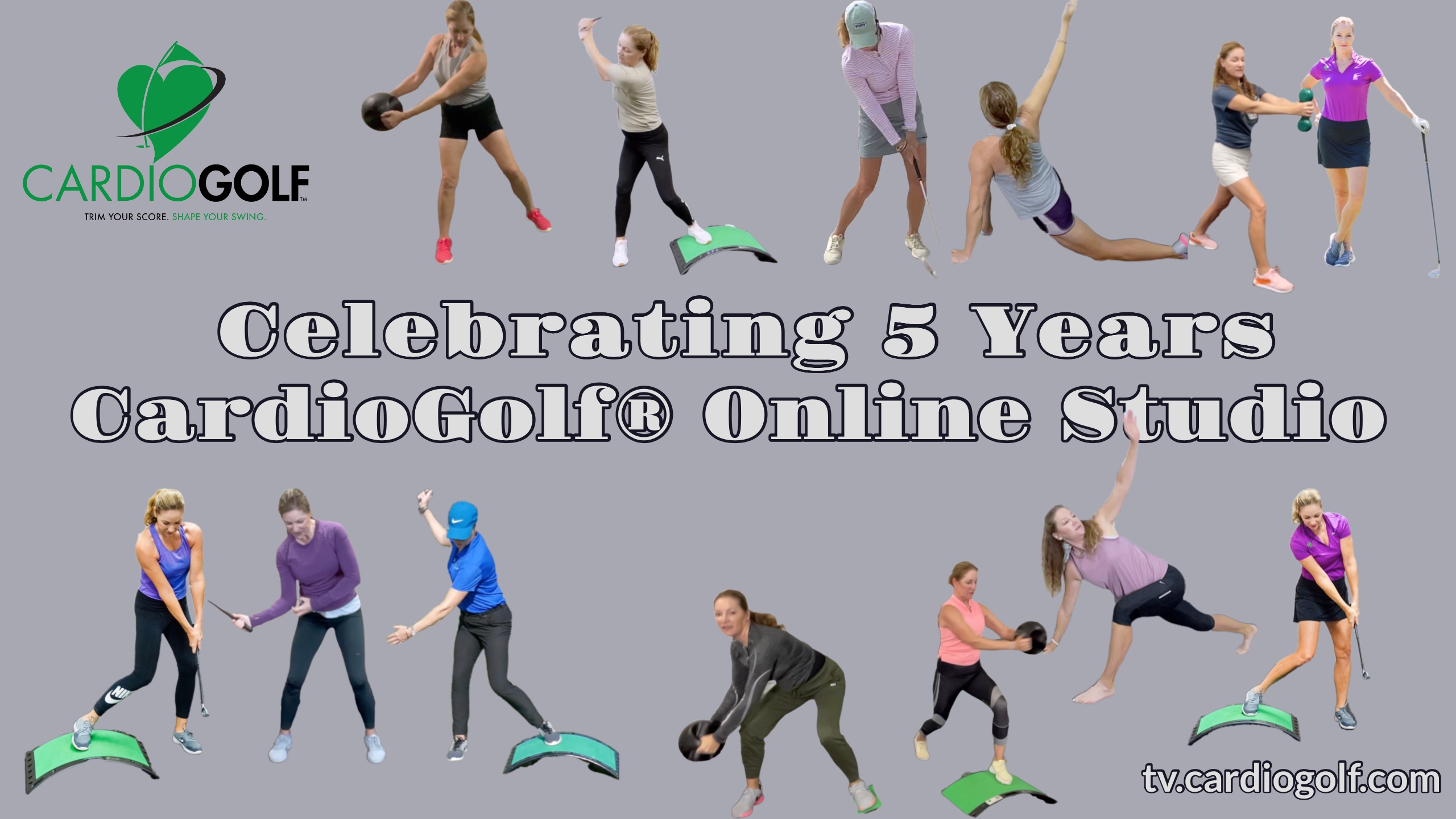  Celebrating 5 Years of CardioGolf® Online Studio
