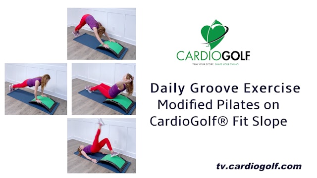 CardioGolf® Daily Groove-Inexpensive Alternative to a Pilates Reformer