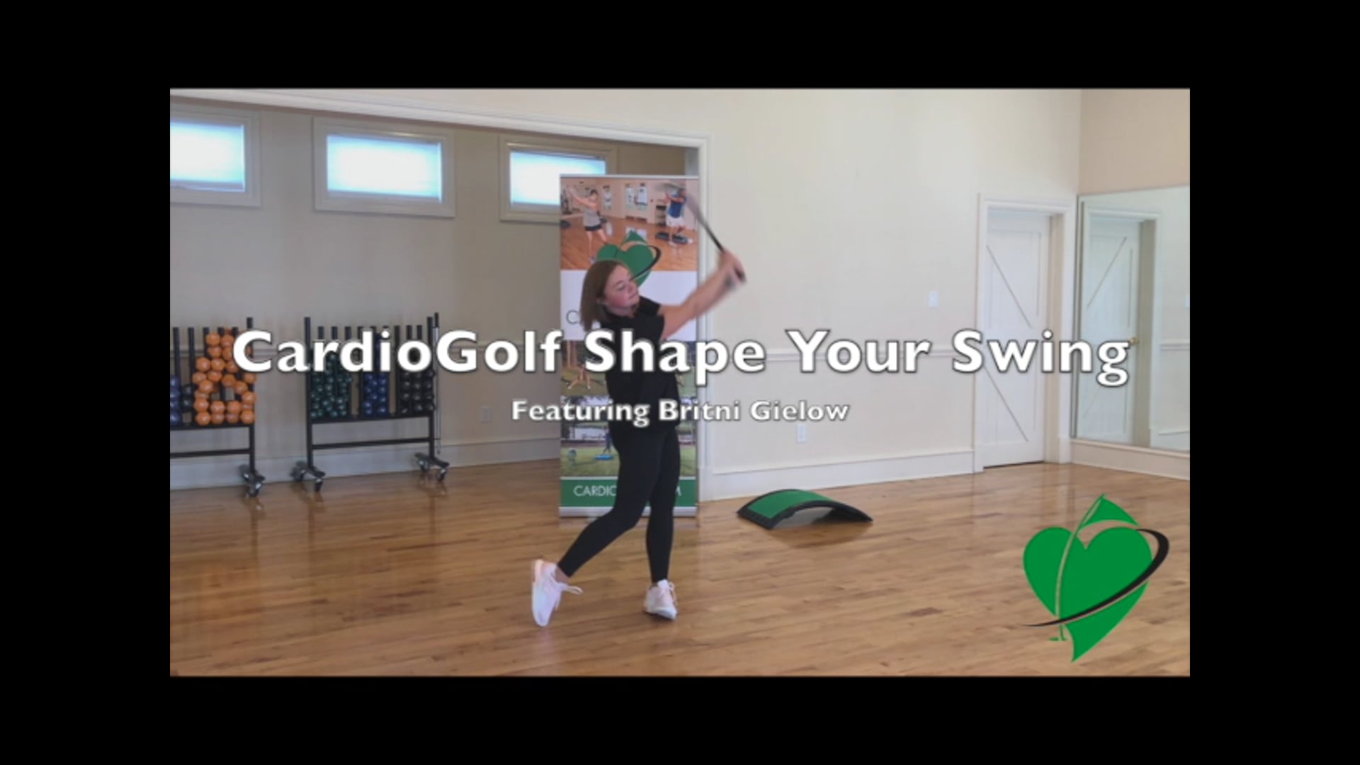 7-minute CardioGolf Shape Your Swing Workout Featuring Britni Gielow