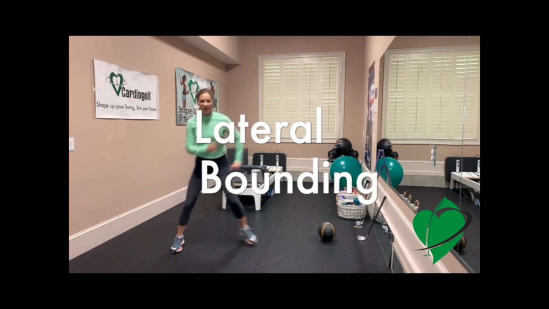 24-minute CardioGolf Power Workout NO MUSIC 