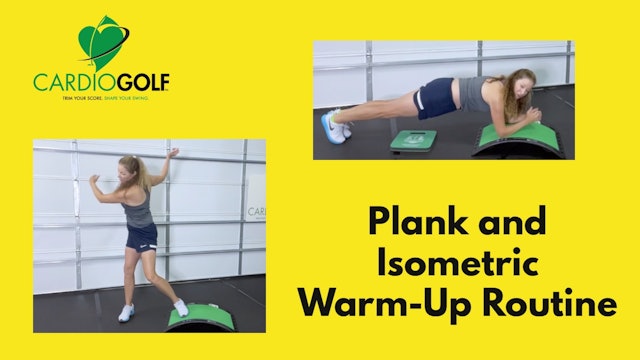 12-min Plank and Isometric Dynamic Warm-Up Routine