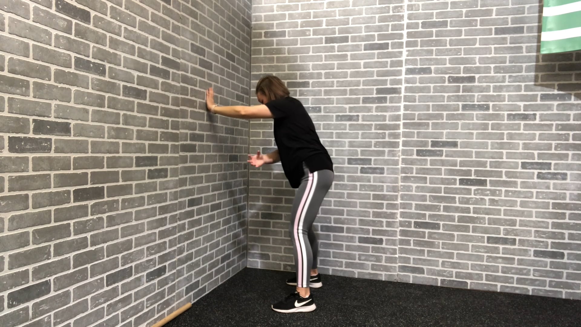 19:13 minute Total Body Wall Stretch Routine Featuring Britni Gielow