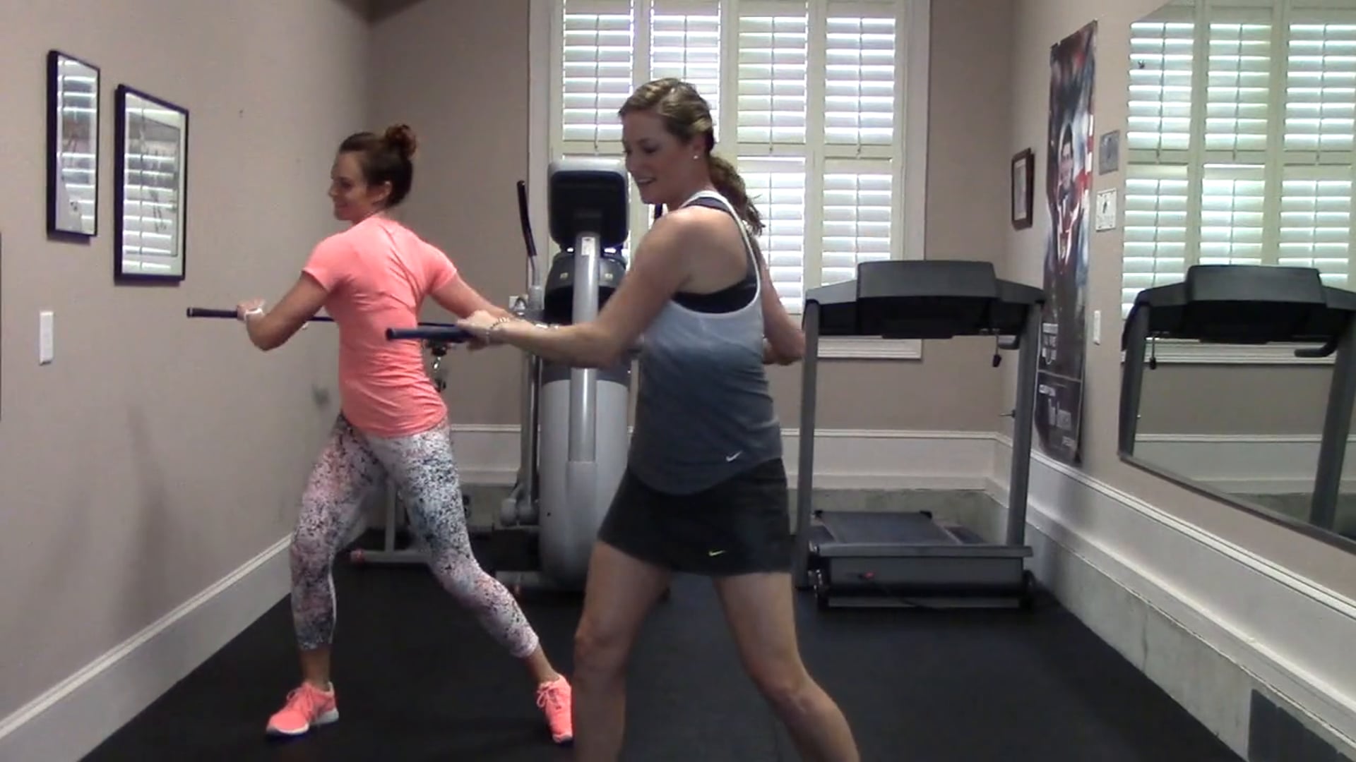 2-minute  Shuffle, Change Direction and Twist