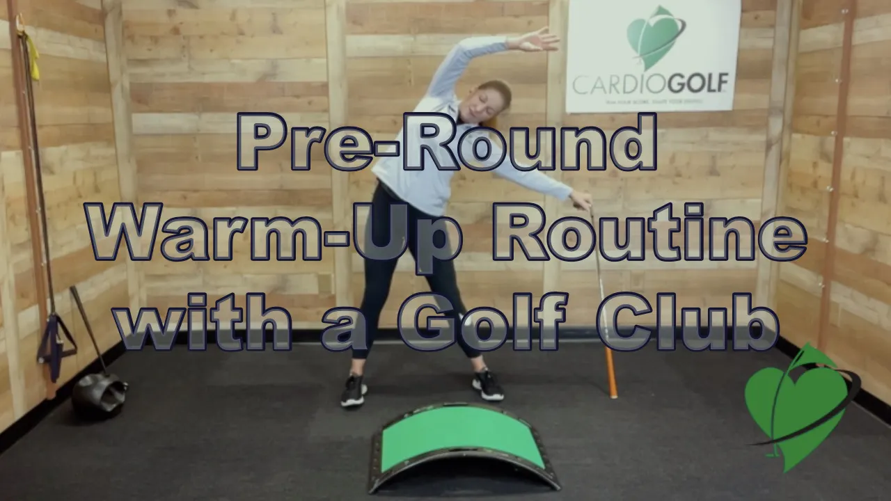 6-min Pre-Round Warm-Up Routine with a Golf Club - Pre-Round Warm Up ...