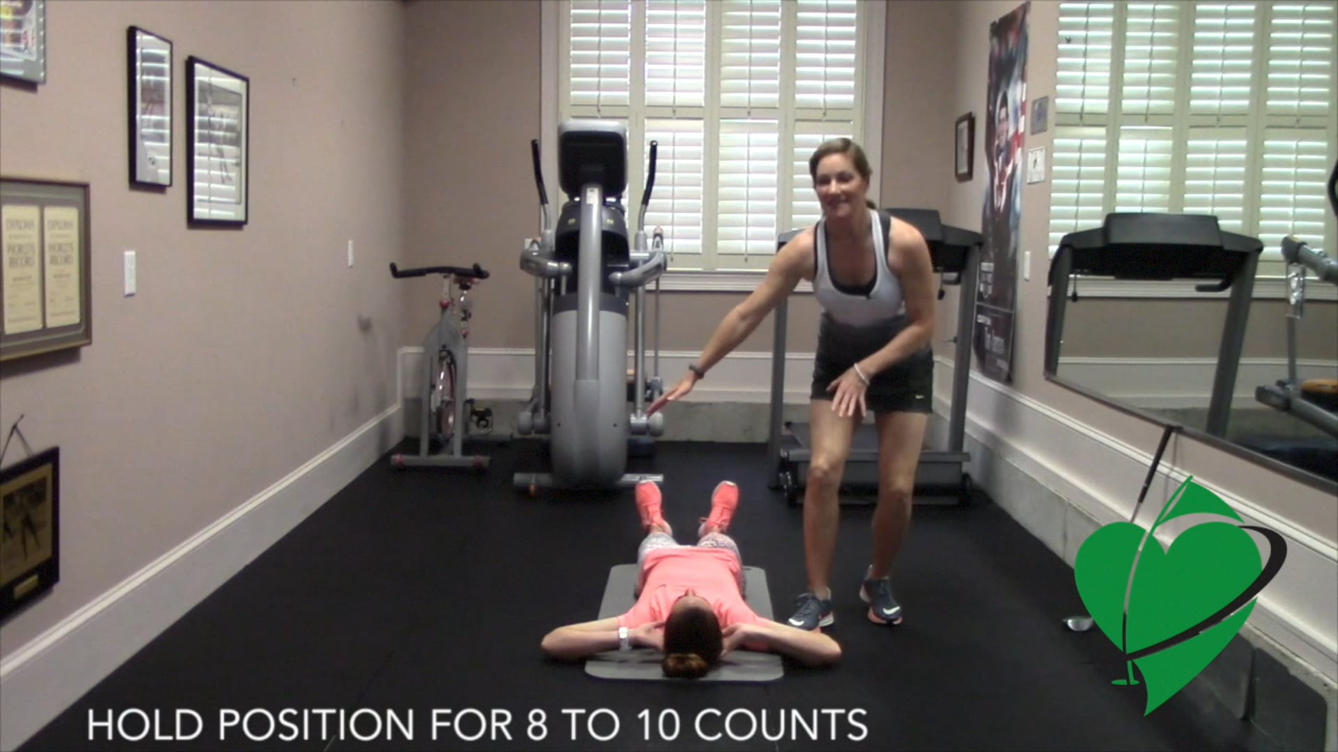 1:11 min Chest and Back Stretch on Floor