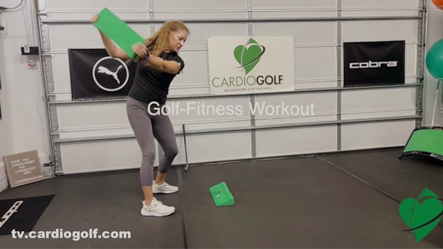 8:40 min Golf-Fitness Workout with Fi...