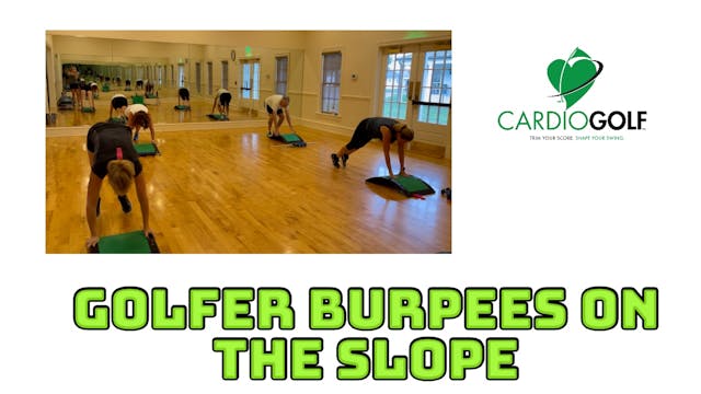 1:22 min Golfer Burpees with CardioGo...