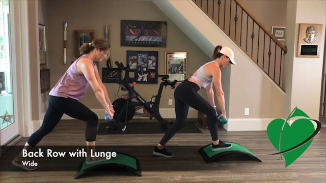 3-minute Strength Back Row with Lunge