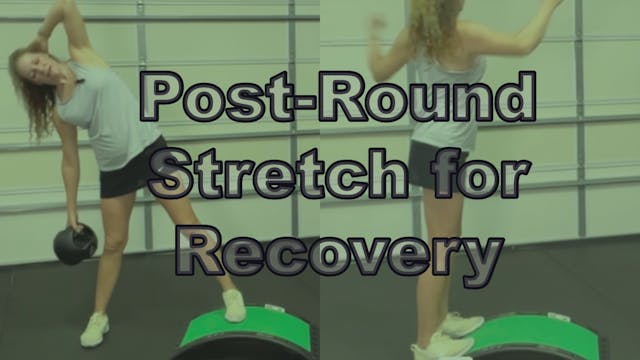 5-min Post-Round Stretch for Recovery