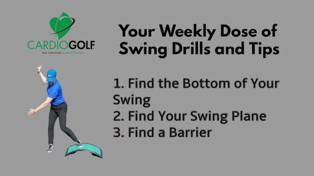 CardioGolf® Weekly Dose-Simple Tips to Improve Your Swing