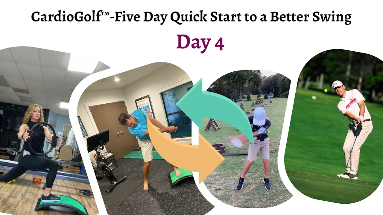 Day 4-CardioGolf™-Five Day Quick Start to a Better Swing!