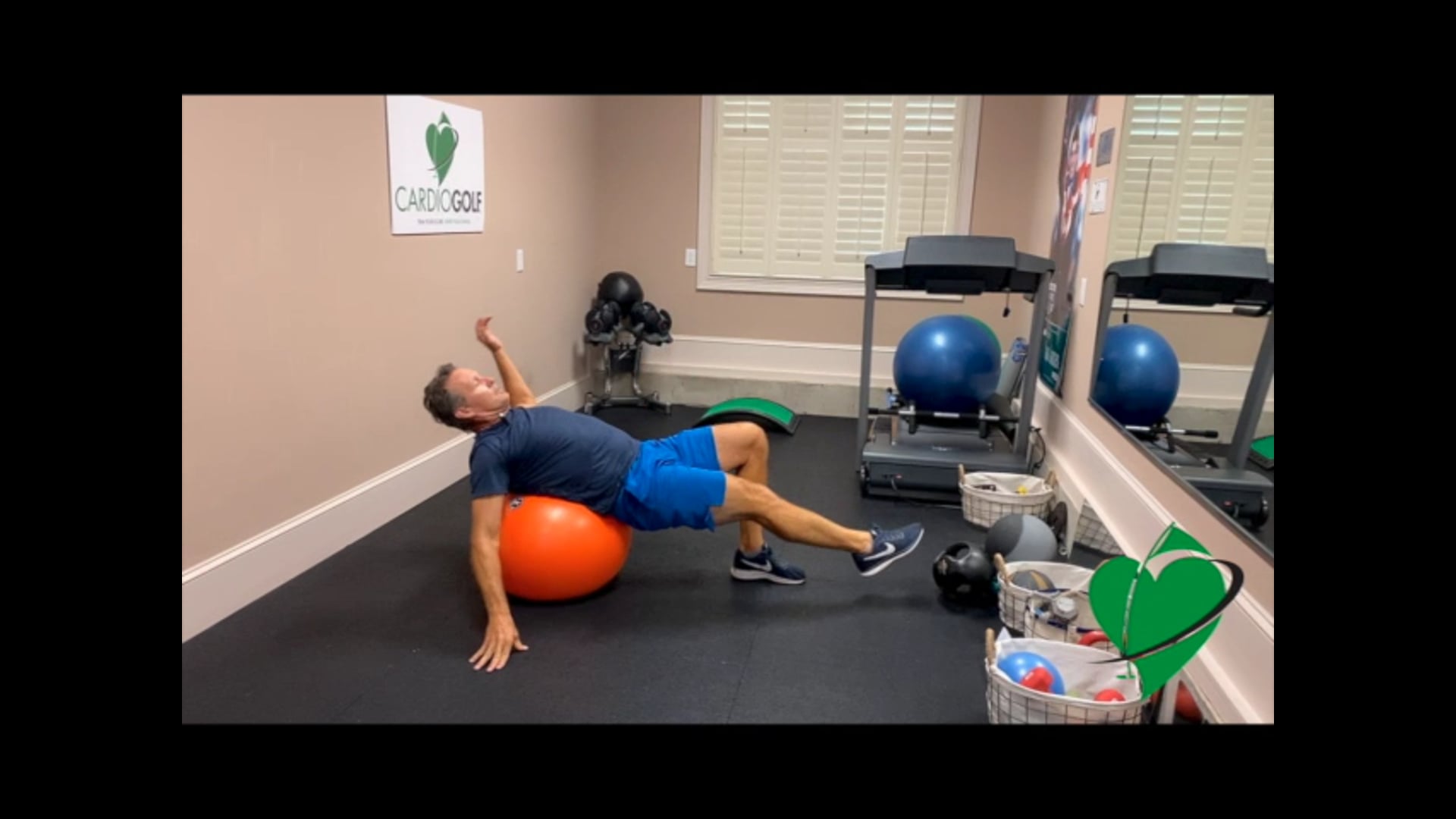 20-min Exercise Ball Workout by Dan Jansen NO MUSIC