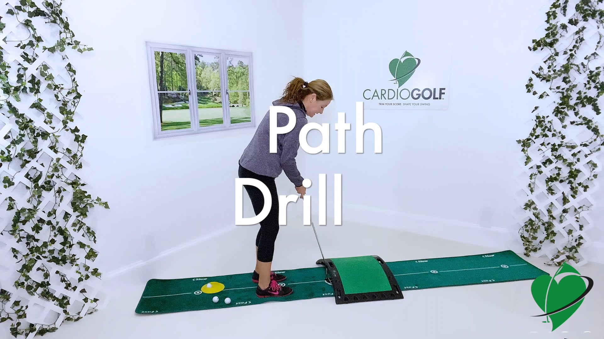 10:50 min Putting Drills Using the CardioGolf Slope