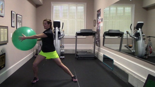 1:25 minute Side Lunge with Twist