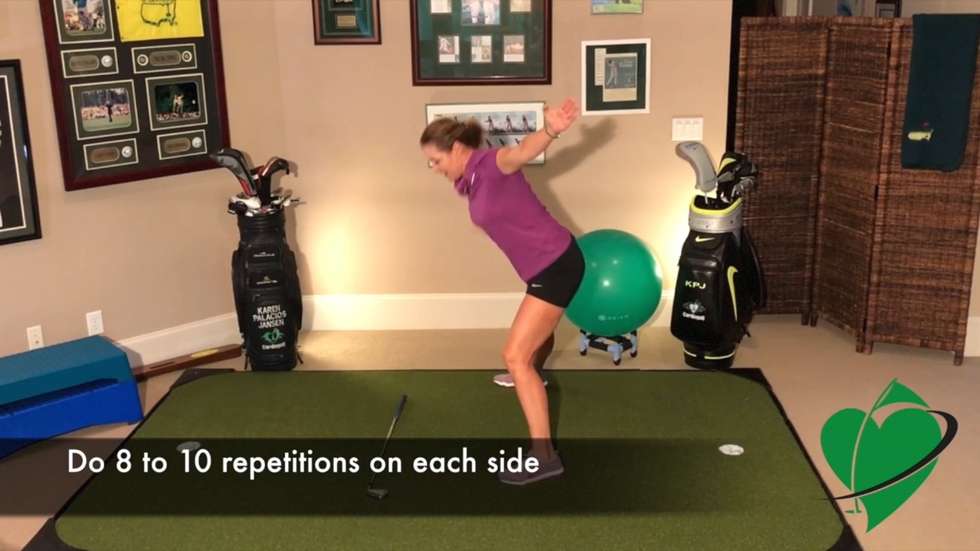 2-minute Lunge and Twist Exercise