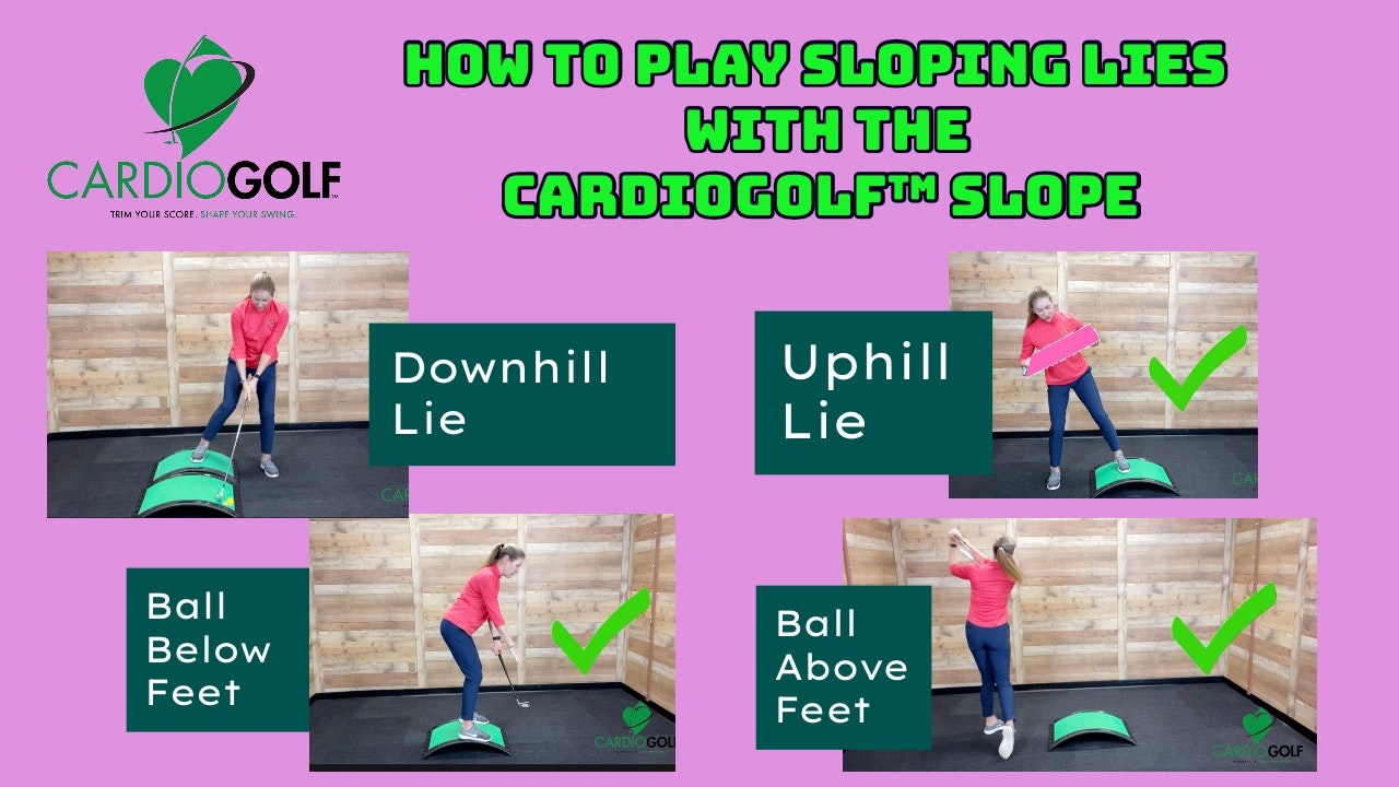 How to Play Sloping Lies with the CardioGolf™ Slope