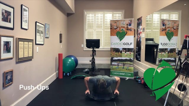 1-minute Dan Jansen Push Ups on Slope