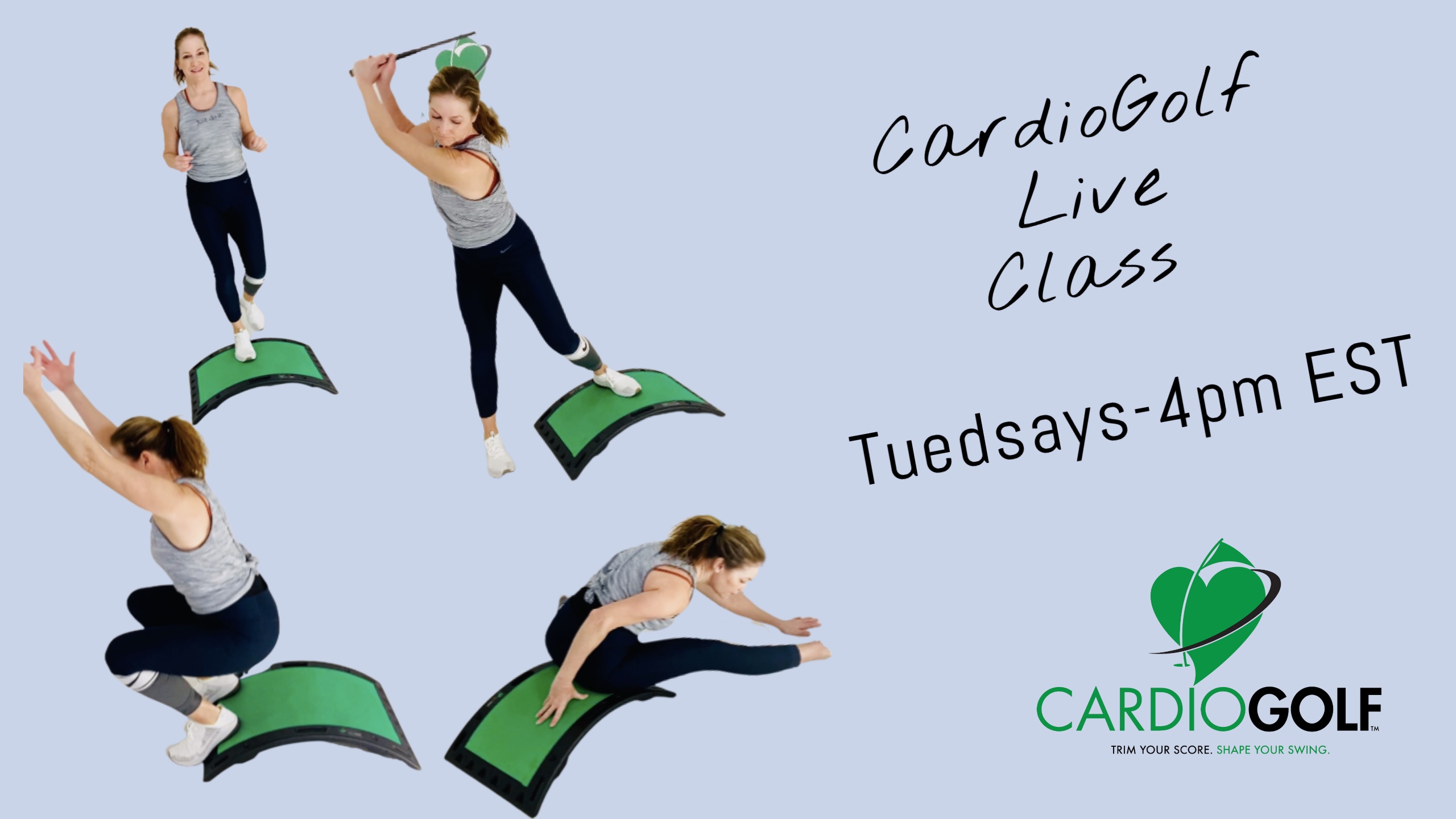 48:59-min CardioGolf Recorded Live-Groove Your Swing No Music  (Live 013)