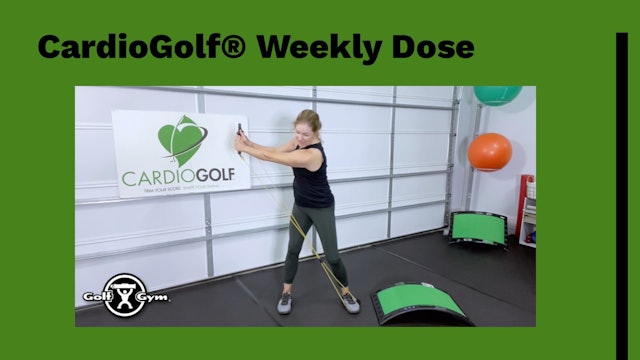 CardioGolf® Weekly Dose-Simple Tips to Improve Your Swing