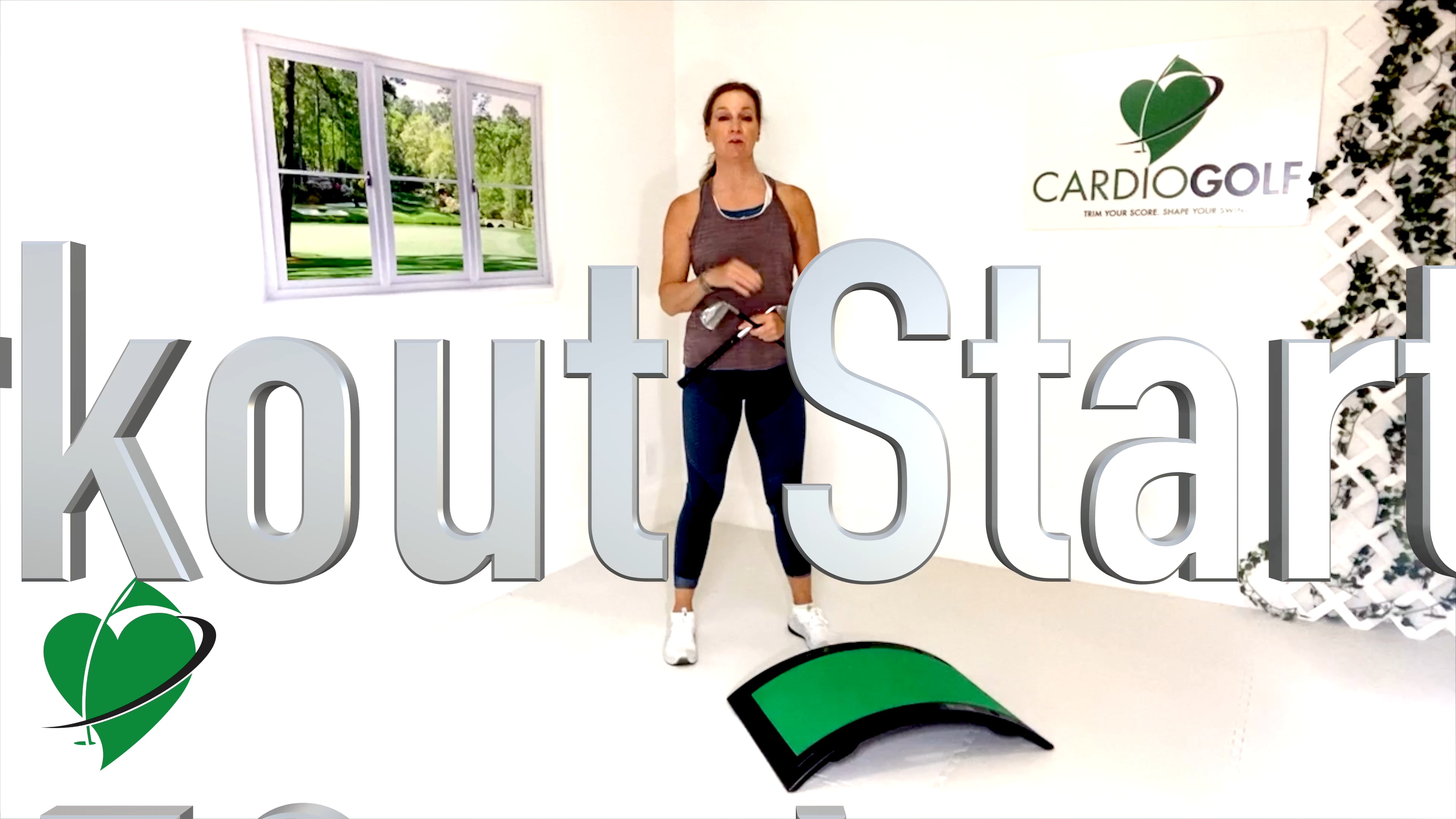 45-minute CardioGolf Recorded Live-Groove Your Swing No Music (Live 011)