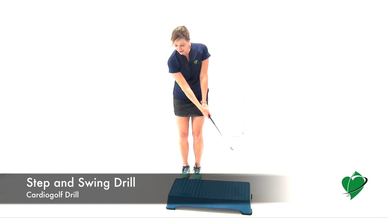 Step and Swing Drill - CardioGolf® Online Studio