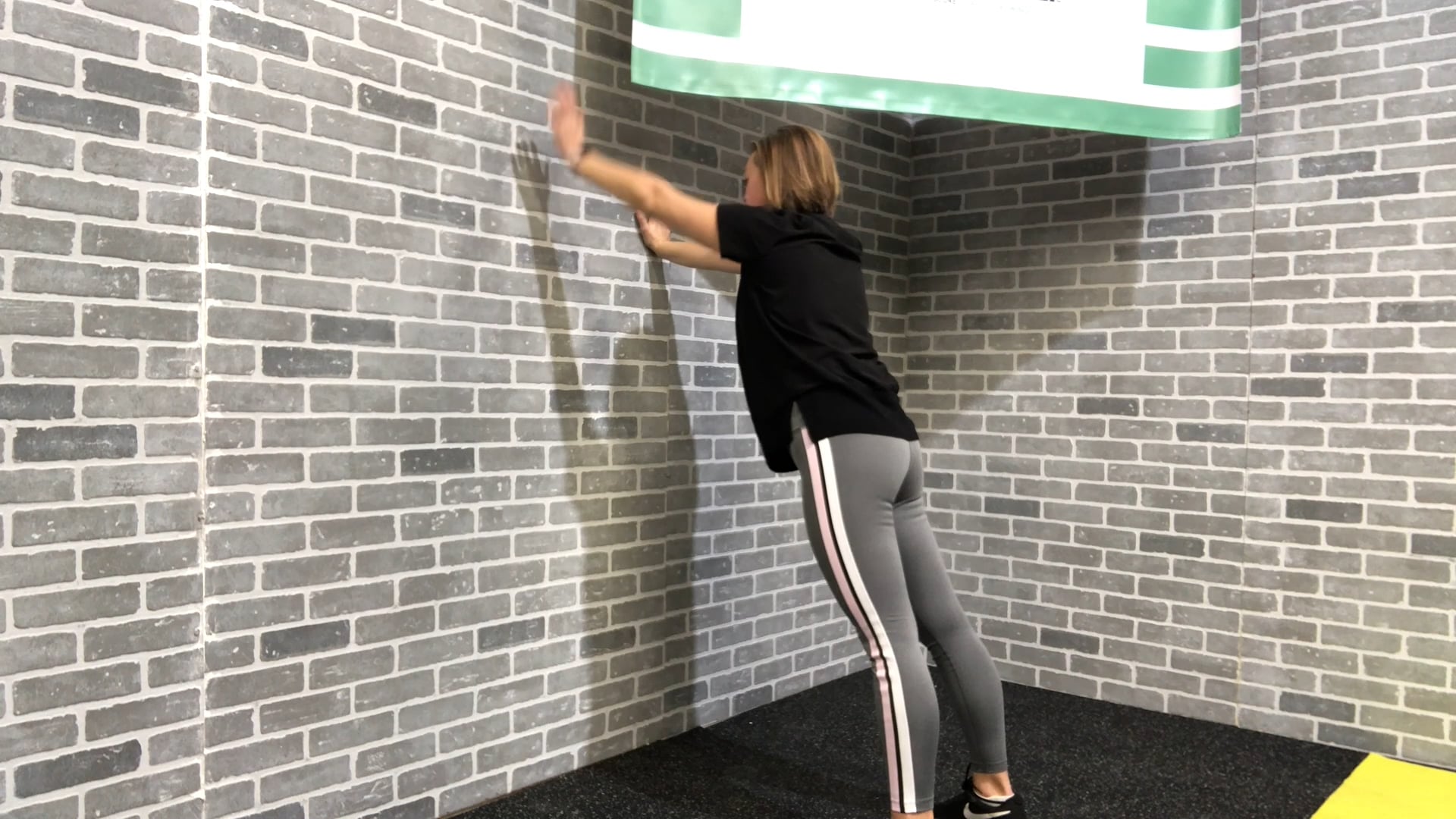 9:13 minute Wall Stretch Routine Featuring Britni Gielow