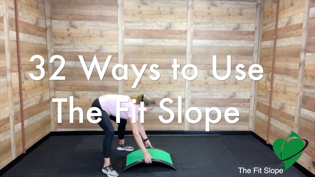 7-min Fit Slope Flow-32 Exercises using the CardioGolf® Fit Slope