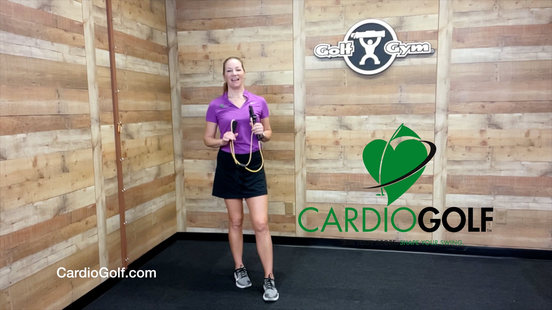 GolfGym® PowerSwing Trainer for Home and Golf Course Use