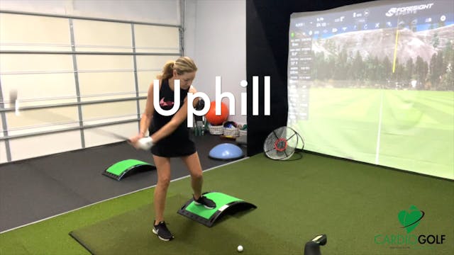 The CardioGolf™ Slope for Practice 