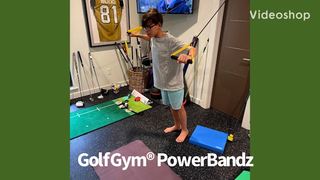 Now available-the GolfGym® PowerBandz for Junior Golfers