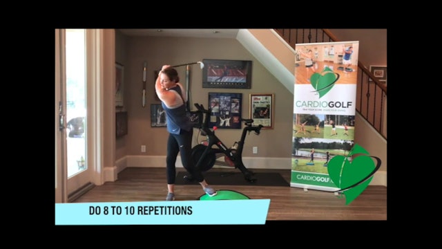 24-min CardioGolf™ Groove Your Swing Workout