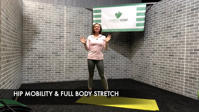15:13 minute Hip Mobility and Full Body Stretch Featuring Britni Gielow