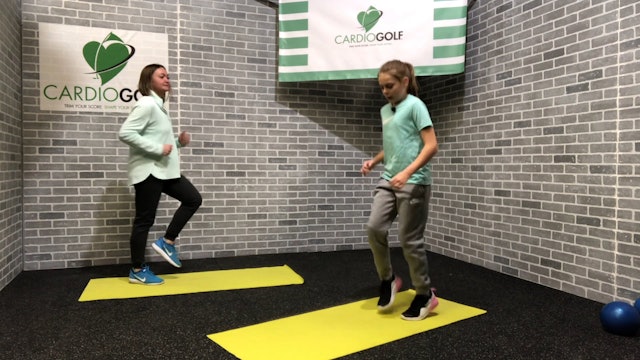 12:31-minute Total Body Fun Workout for Junior Golfers Featuring Britni Gielow