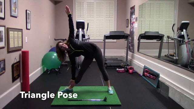 3-minute Yoga Triangle Pose