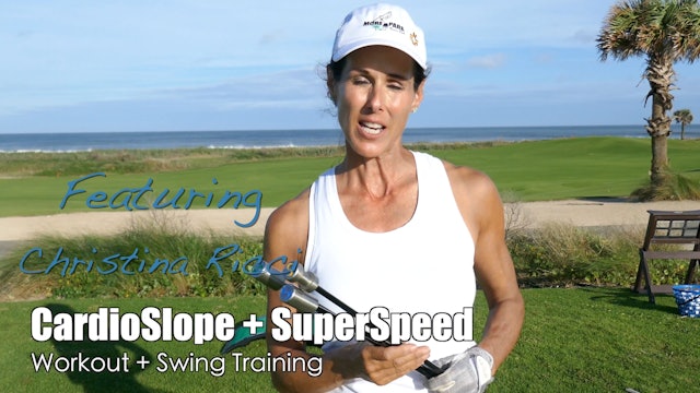 20-min Clubhead Speed Workout featuring Christina Ricci