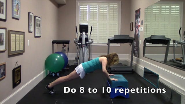 1-minute Push-Ups (Incline)