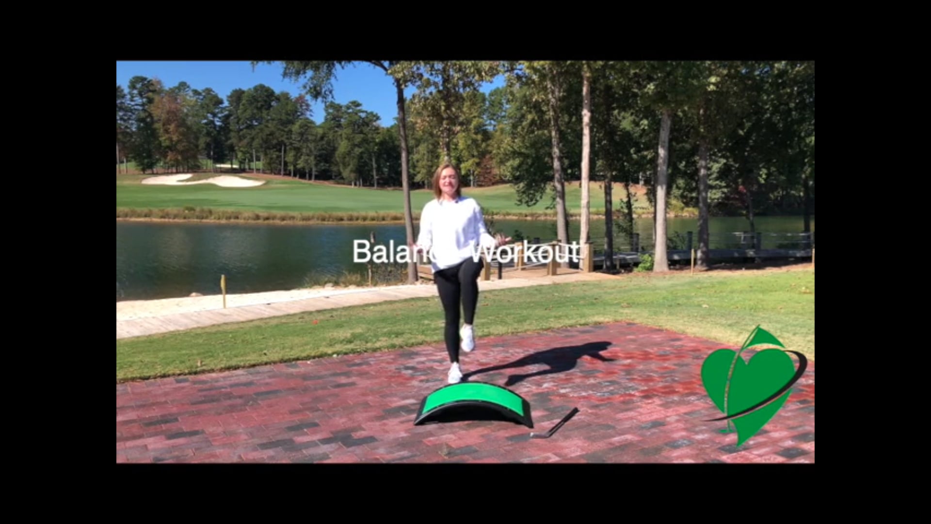 9-minute CardioGolf Balance Workout Featuring Britni Gielow