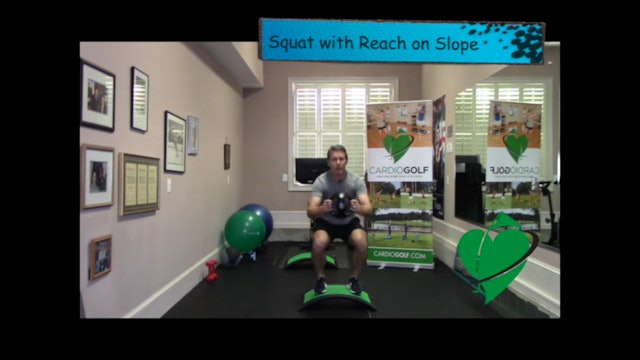 1-min Squat with Reach