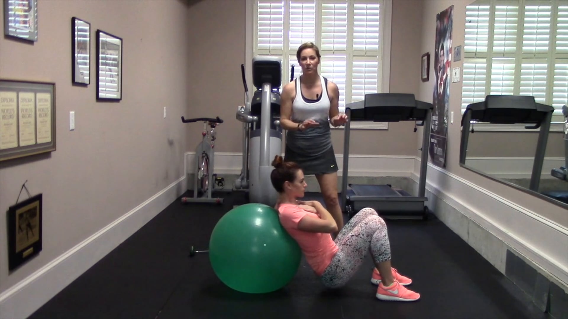 Supine Hip Extension on Ball