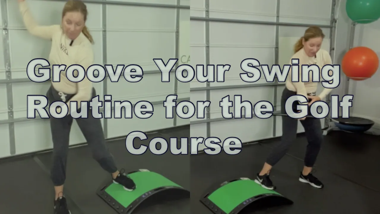 10-min Groove Your Swing Routine for the Golf Course (052) - CardioGolf ...