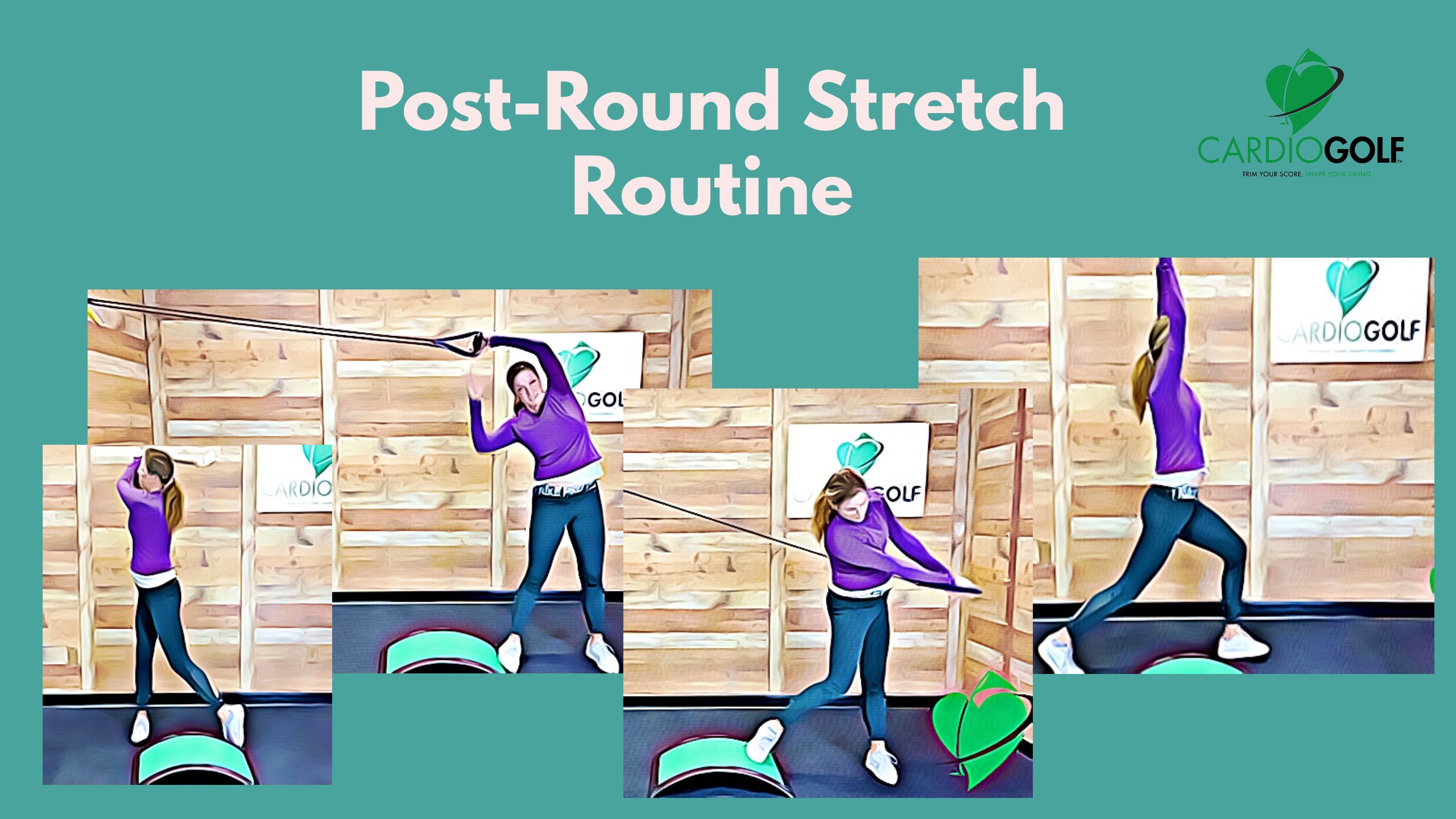 5:38 min Post-Round Stretch with GolfGym® PowerBandz