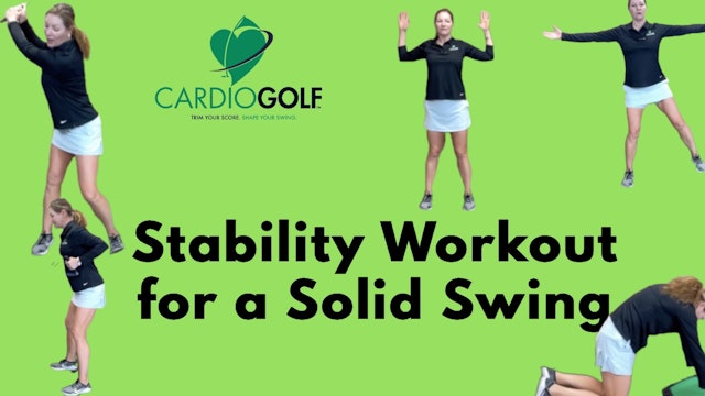 21:57 min Stability Workout for a Solid Swing