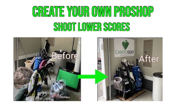 Create your own ProShop with the PLKOW Golf Storage Organizer