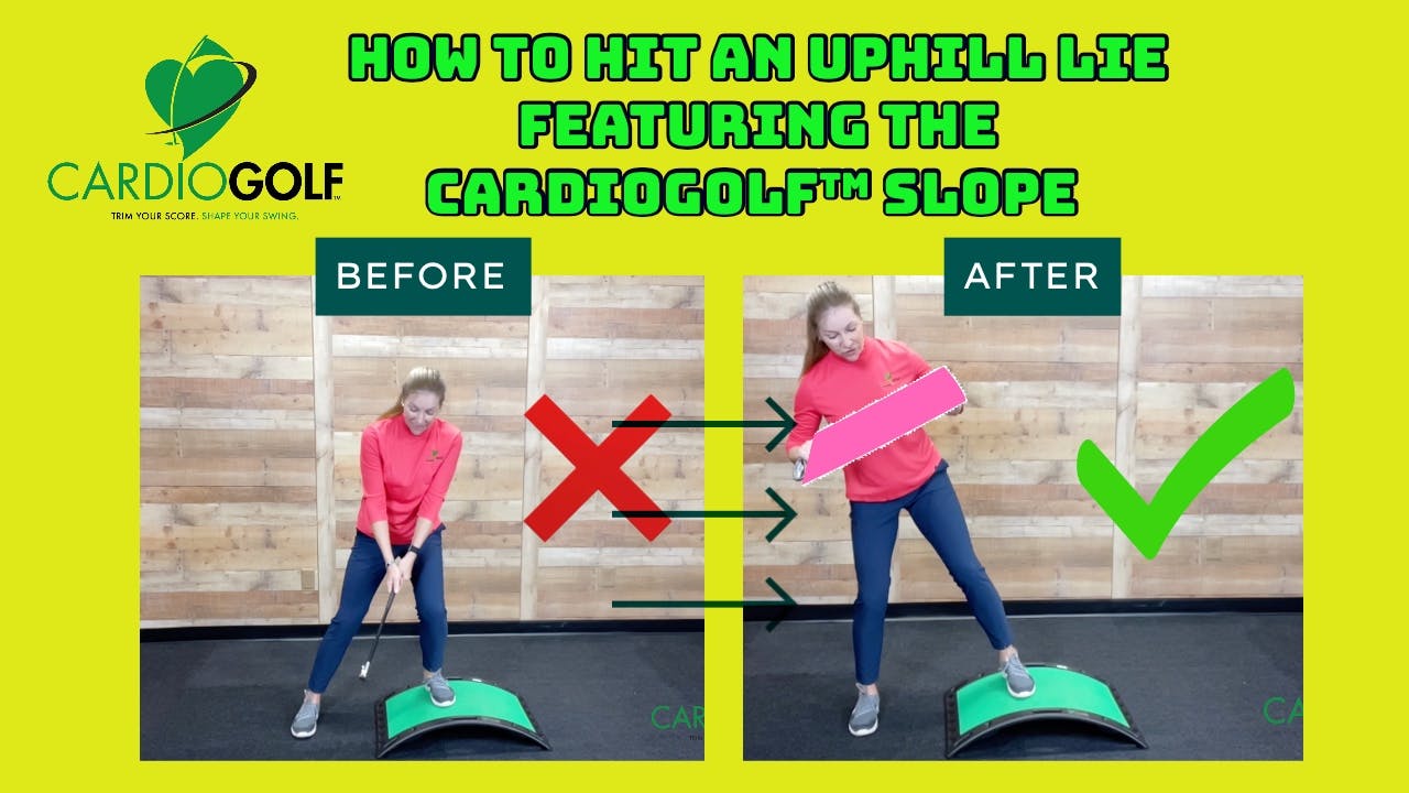 5min How to Hit a Uphill Lie Using the CardioGolf™ Slope Individual