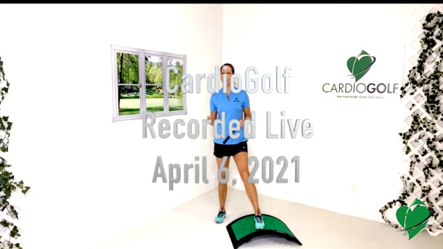 45-min CardioGolf Recorded Live-Groove Your Swing with MUSIC  (Live 010)