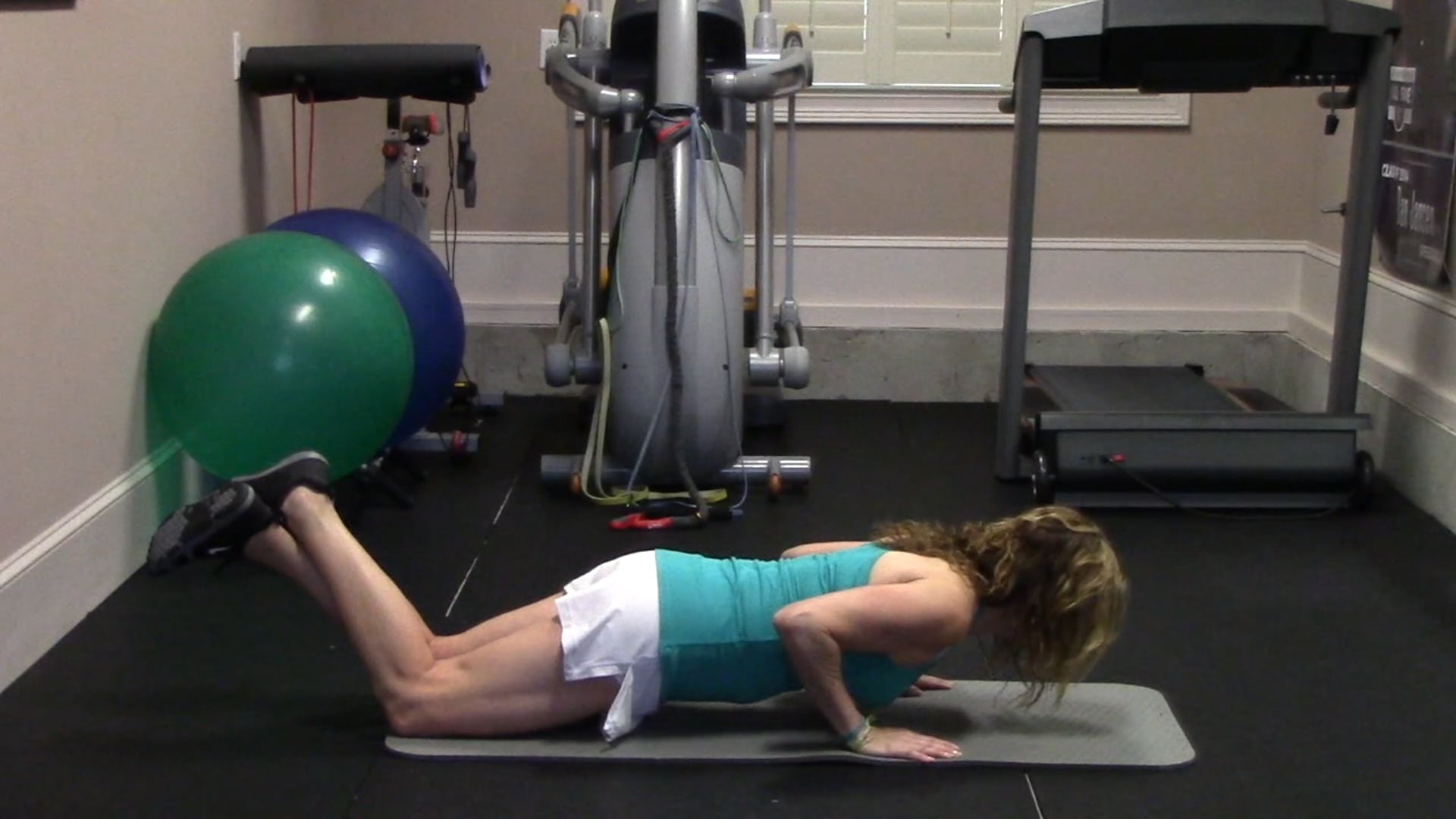 1-minute Push-Ups (On Knees variation)