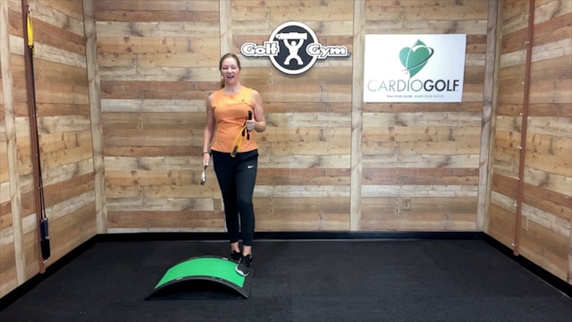 2:40-min GolfGym® PowerSwing Trainer-Eliminate the Chicken Wing
