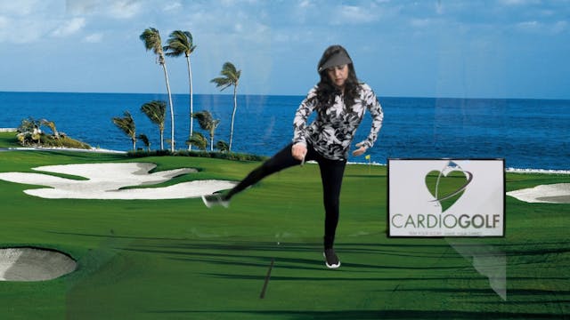5:47 min CardioGolf® Workout en Español con Estela Morales Segarra